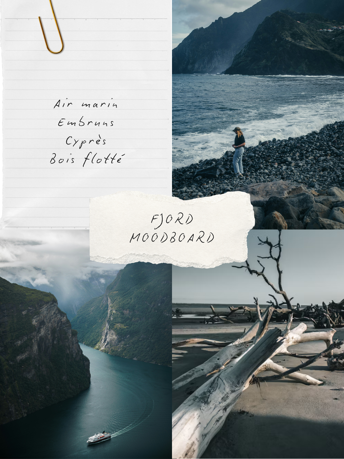 Ambiance parfum FJORD, collection BLANCHE Bougies & co.