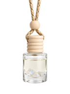 Diffuseur parfumé pour voiture, bouchon de bois et pierres de lune, BLANCHE